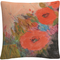 Trademark Fine Art Through The Garden Bold Floral Motif Decorative Throw Pillow - Image 1 of 2