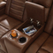 Signature Design by Ashley Backtrack Power Reclining Loveseat with Console - Image 8 of 10
