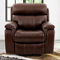 Armen Living Montague Dual Power Headrest and Lumbar Support Leather Recliner - Image 9 of 9