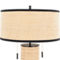 LumiSource Cylinder Rattan 29 in. Table Lamp - Image 3 of 6