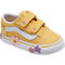 Vans Toddler Girls Old Skool V Flower Yellow Sneakers - Image 1 of 4