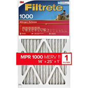 Filtrete Allergen Defense Air Filter 1000 MPR 14 x 25 x 1 in. 1 pk.