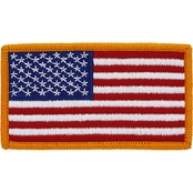 Forward Facing American Flag Patch 3.25 x 1.1875 in. Color
