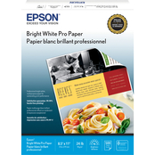 Epson Bright White Paper 500 Sheets, Letter