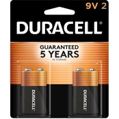 Duracell 9V Batteries 2 pk.