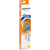 Arm & Hammer Spinbrush Pro Series Daily Clean Soft Replacement Brush Head 2 pk.