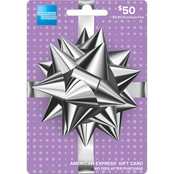 American Express Spikey Bow $50 Gift Card + Activation Fee