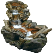 Alpine 3 Tier Rainforest Fountain with LED Lights