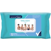 Exchange Select Baby Wipes Scented Lid 72 ct.