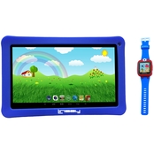 Linsay F10KBW Quad Core Tablet and Smart Watch Bundle