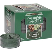 Yankee Candle Balsam and Cedar Tea Light Candles
