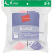 Hanes Red Label Women's Ankle Socks, 6 Pk.
