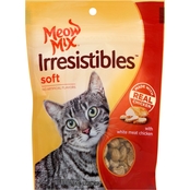 Meow Mix Irresistibles Soft Cat Treats with Real White Meat Chicken