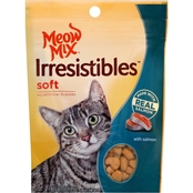 Meow Mix Irresistibles Soft Cat Treats with Salmon 3 oz.