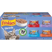 Friskies Gravy Wet Cat Food Variety Pack; Savory Shreds