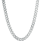 Sterling Silver 200 Gauge Curb Chain Necklace 22 in.