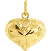 Robert Manse Designs 23K 1/4 Thai Baht Yellow Gold Heart Charm