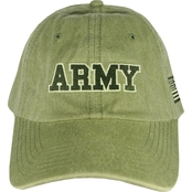 TLJ Marketing & Sales Washed Olive Army Flag Cap