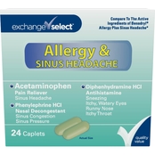 Exchange Select Allergy Plus Sinus Headache Caplet 24 ct.