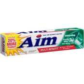 Aim Whitening Mint Gel Toothpaste 5.5 oz.