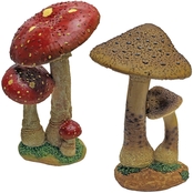 Design Toscano Mystic Forest Mushroom Statue 2 pc. Set