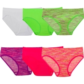 Fruit Of The Loom Girls Seamless Flexible Fit Hipsters Underwear 6 pk.