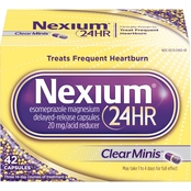 Nexium 24HR Clear Mini Heartburn Relief Capsules 42 ct.