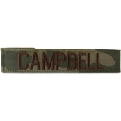 Embroidered Air Force OCP Nametape With Velcro Standard 5 in.