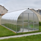 Palram Bella 8 ft. x 20 ft. Silver Hobby Greenhouse