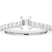 14K Gold 1 CTW Diamond Certified Engagement Ring