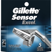 Gillette Sensor Excel Men's Razor Blade Cartridges 5 ct.