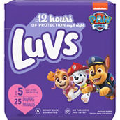 Luvs Diapers Jumbo pk., Size 5 (27 + lb.) 25 ct.