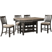 Signature Design by Ashley Tyler Creek 5 Pc. Counter Height Dining Table Set