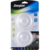Energizer Battery Operated Color Changing LED Puck Lights, 2 pk.