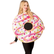 Morris Costumes White Frosted Donut Tunic