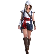 Morris Costumes Living Fiction Assassin's Creed Connor Women's Costume