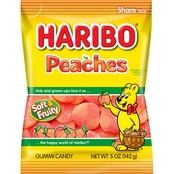 Haribo Peaches Gummi Candy 5 oz.