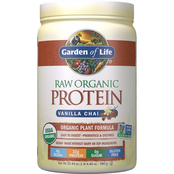 Garden of Life Raw Organic Vanilla Protein Powder, 20 Servings