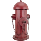 Design Toscano Vintage Metal Fire Hydrant Statue