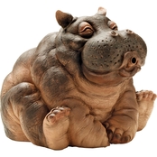 Design Toscano Hanna, the Hippo Spitter Piped Statue