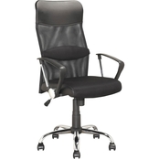 CorLiving Executive Office Chair in Black Leatherette and Mesh
