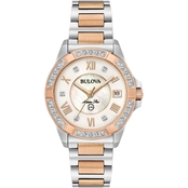 Bulova Women's Marine Star Diamond Watch 98R234