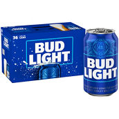 Bud Light Beer, 36 pk., 12 oz. Cans