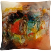 Trademark Fine Art Zavaleta Abstract VI Decorative Throw Pillow