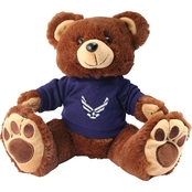Mitchell Proffitt Air Force Bear Brown Plush