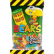 Toxic Waste Sour and Chewy Bears 12 pk.