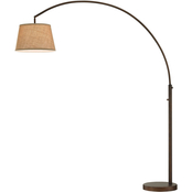 Artiva USA Allegra LED Arch 65 in. Floor Lamp with Dimmer