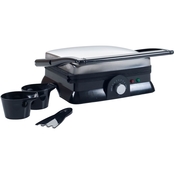 Chef Buddy Electric Panini Press Indoor Grill and Gourmet Sandwich Maker