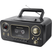 Studebaker Portable CD Player with AM/FM Radio and Cassette Player/Recorder