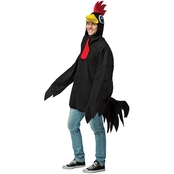 Rasta Imposta Men's Black Rooster Costume